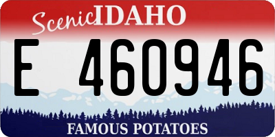 ID license plate E460946
