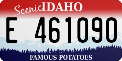 ID license plate E461090