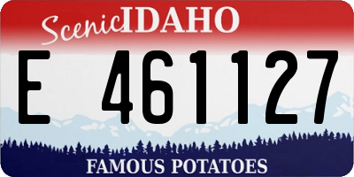 ID license plate E461127
