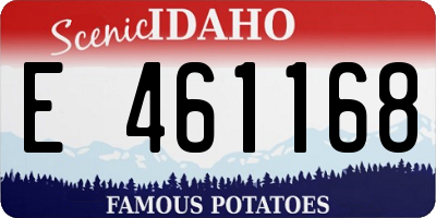 ID license plate E461168
