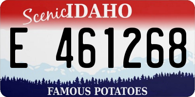 ID license plate E461268