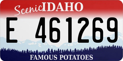 ID license plate E461269