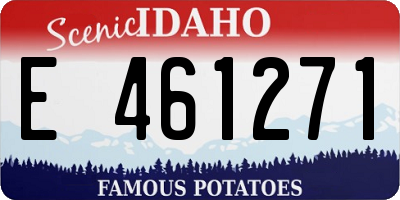 ID license plate E461271