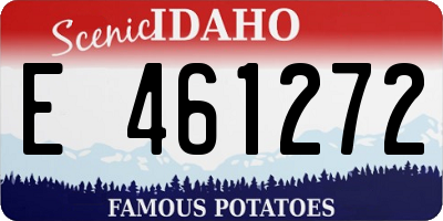 ID license plate E461272