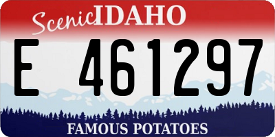ID license plate E461297