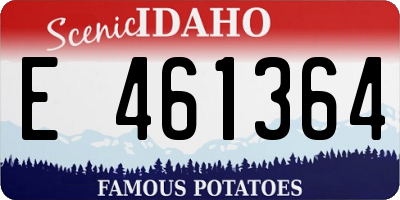ID license plate E461364