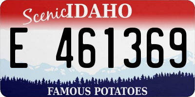 ID license plate E461369