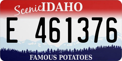 ID license plate E461376
