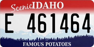 ID license plate E461464