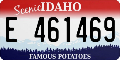 ID license plate E461469