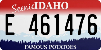 ID license plate E461476