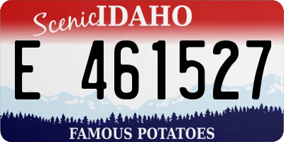 ID license plate E461527