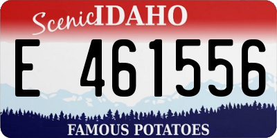 ID license plate E461556