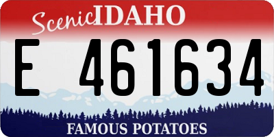 ID license plate E461634