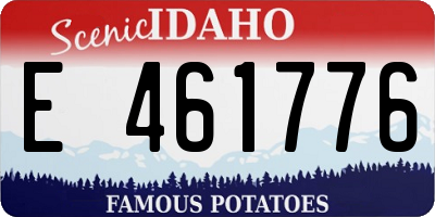 ID license plate E461776