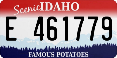 ID license plate E461779