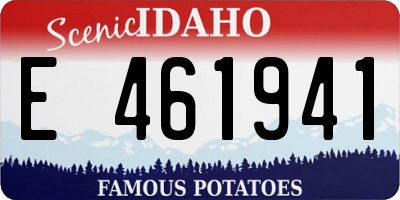 ID license plate E461941