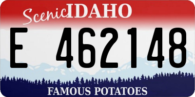 ID license plate E462148