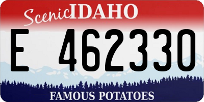 ID license plate E462330