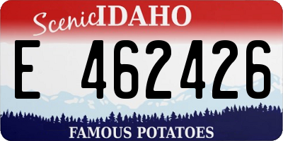 ID license plate E462426
