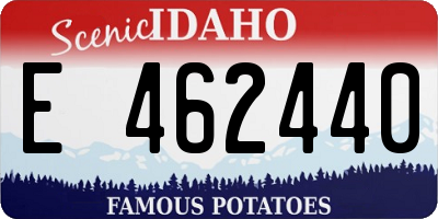 ID license plate E462440