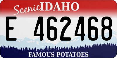 ID license plate E462468