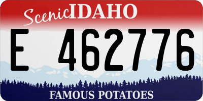 ID license plate E462776