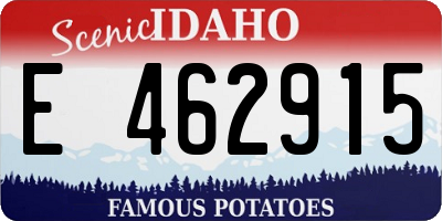 ID license plate E462915
