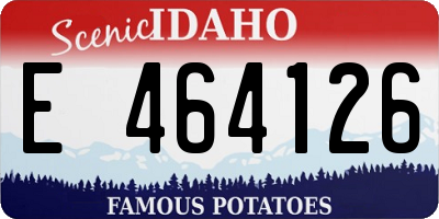 ID license plate E464126