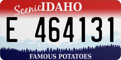 ID license plate E464131
