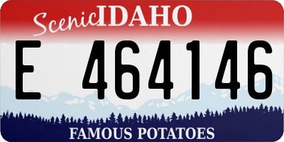ID license plate E464146