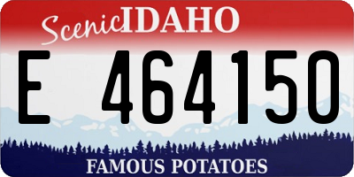 ID license plate E464150