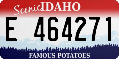 ID license plate E464271