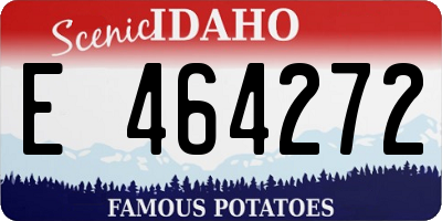 ID license plate E464272
