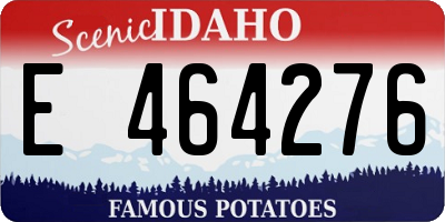 ID license plate E464276