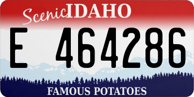 ID license plate E464286