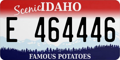 ID license plate E464446