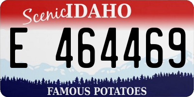 ID license plate E464469