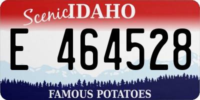 ID license plate E464528