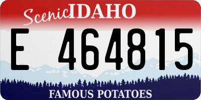 ID license plate E464815