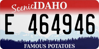 ID license plate E464946