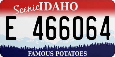 ID license plate E466064