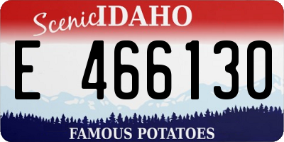 ID license plate E466130