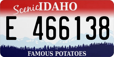 ID license plate E466138