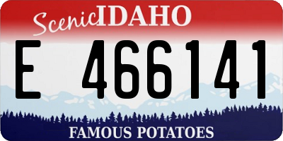 ID license plate E466141