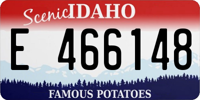 ID license plate E466148
