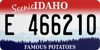 ID license plate E466210
