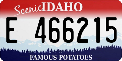 ID license plate E466215