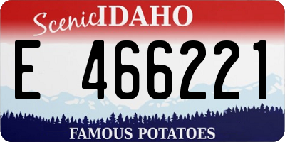 ID license plate E466221