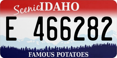ID license plate E466282